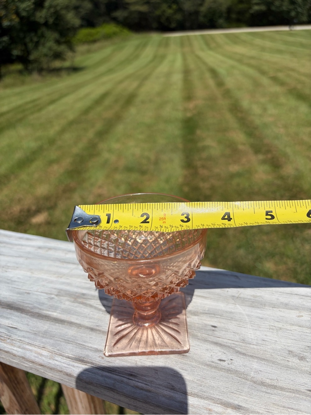 Anchor Hocking Miss America Pink Champagne Sherbet Glass - Picture 8 of 8